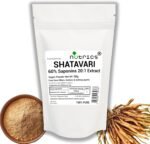 60% Saponins SHATAVARI Root 20:1 Extract Powder 50g - Asparagus Racemosus - No fillers Binders or Bulking Agents (50g Extract Powder, 1, Count) - Image 2