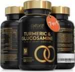7-in-1 Turmeric and Black Pepper Capsules w/Glucosamine and Chondroitin High Strength | Made in The UK | High Absorption Tumeric Supplement | Glucosamine Sulphate & Turmeric Tablets | 120 Capsules - Image 2