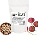 8500mg (per Capsule) GELATINISED RED MACA Root Extract 60 V Capsules - Peruvian Ginseng - No Additives Strong One A Day - Image 2