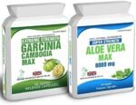 90 Garcinia Cambogia & 60 Aloe Vera Colon Cleanse Weight Loss Diet Capsules Dieting Tips - Image 2