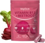 9000mg Beetroot Extract & 1000mcg Vitamin B12 Complex - Methylcobalamin & Adenosylcobalamin - Energy & Immune Support - Supports Blood Pressure, Vegan, Nitric Oxide Supplement - 90 Capsules - Image 2