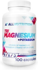 ALLNUTRITION Tri Magnesium + Potassium - Potassium Magnesium Supplements - Magnesium Plus Potassium - Magnesium Advanced - Fortified with Potassium and Pyridoxal-5-Phosphate - High Dose - 100 Capsules - Image 2
