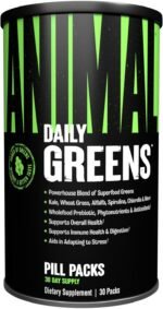 ANIMAL Greens PAK – Your Green Helpers & Daily dose of Green superfood – with spirulina, chlorella & maca for Energy, Immune System, Digestion & Well-Being – 30 Packs - Image 2