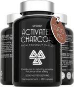 Activated Charcoal Tablets 2000mg - Activated Charcoal Capsules for Flatulence - 180 Capsules - 100% Pure Charcoal from Coconut Shells - 6 Caps Dose - Active Carbon Stomach Supplement for Adults - Image 2