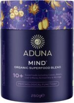 Aduna Organic Mind Superfood Blend | 100% Natural Stir-in Blend With 10+ Superfoods for Focus, Calm & Mental Clarity | Vegan Powder for Oats, Yoghurt, Shakes, Smoothies, Drinks & Baking | 250g - Image 2