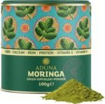 Aduna Organic Moringa Powder | 100% Pure Moringa Leaf for Energy & Immune Support | Natural Vegan Source of Iron, Calcium & Protein | Superfood Powder for Smoothies, Soups, Stews & More | 100g - Image 2