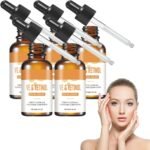 Advanced Retinol Serum for Face - Plant-Based Peptides & Vitamin E, Firms, Lifts, Smooths Wrinkles & Fine Lines, Targets Age Spots | Low Irritant Non-Comedogenic for Sensitive Skin (5 Bottles) - Image 2
