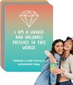 Affirmation Cards for Women - 50 Self Care Cards, Mindfulness Support with Positive Messages, Emotional Wellness Deck with Inspiring Details, Gift Accessory Added Encouragement, Teen Adult Use - Image 2