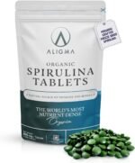 Aligma Organic Spirulina Tablets 500×500 mg for Immune System Booster, Super Greens Tablets Loaded with Vital Nutrients & High in Vitamins, Gluten Free&Calcium Vegan Protein Tablet |Resealable Package - Image 2