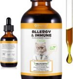Allergy Relief for Cats, Cat Itch and Immune Drops, Naturally Support Allergy Relief for Cats, Skin Allergy Treatment, Effective Seasonal Allergy Relief (2 fl.oz) - Image 2