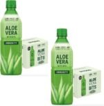 Aloe Vera Drink with Pulp 500ml (Original) | Refreshing & Hydrating | Low Sugar | Enriched with Multi-Vitamins | Supports Digestion & Immunity | Natural & Delicious (24 Bottles) - Image 2