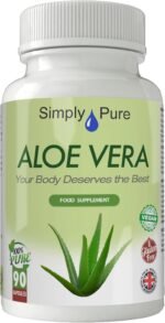 Aloe Vera for Digestive Health | 25mg Capsules x 90 | 200:1 Extract Equivalent to 5g Pure Aloe Vera Gel | Gluten Free | GM Free | Vegan - Image 2