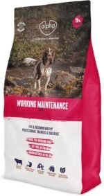 Alpha Adult Alpha Working Maintenance Dry Dog Food | Complete Nutrition for Older, Overweight or Less Active Dogs | British Beef, 15kg - Image 2
