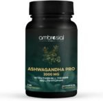 Ambrosial Ashwagandha Pro High Strength 3000 mg - 4 Months Supply with Vitamin B6, L-Theanine 100mg, L-Tryptophan 100mg & Black Pepper Extract – 5-in-1 Daily Formula, Vegan, UK Made – 120 Capsules - Image 2