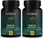 Ambrosial Maca Root Capsules for Women & Men - High Strength 500 Maca mg per Capsule, Supports Stamina & Energy - Natural Maca Root High Strength (Pack of 2-120 Capsules) - Image 2