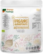 Amino Power Neutral Flavour Protein Shake - Organic Superfoods Powder Blend - Raw sprouted Brown Rice Protein - Green Pea Protein - Pumpkin Seeds Protein (500 g) - Image 2