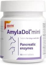 AmylaDol 90 mini tablets Pancreatic Digestive Enzymes Cats and Small Dog Breeds - Image 2