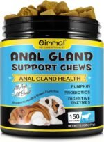 Anal Gland Soft Chews for Dogs, 150PCs Dog Anal Gland Chews with Pumpkin, Digestive Enzyme & Probiotics Support Healthy Bowel Function - Fibre Supplements Soft Chews for Dogs - 13.2oz / Beef Flavor - Image 2