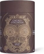Ancient + Brave - Cacao + Collagen Powder 250g - Peruvian Raw Cacao Hot Chocolate with Grass-Fed Hydrolysed Bovine Collagen - Premium Blend of Organic Cocoa, Ashwagandha & Baobab - High Protein, Keto - Image 2