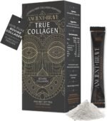 Ancient + Brave True Collagen Sachets 15 x 5 Grams - Grass-Fed Bovine Collagen Powder - 100% Hydrolyzed Collagen Peptides - High Protein - Beauty - Collagen Powder for Women - Halal & Kosher Certified - Image 2
