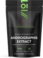 Andrographis Extract 500mg – High Strength Andrographis Paniculata Extract Equivalent to 5,000mg – 90 Vegan Capsules (3 Months Supply) – by Alpha01 - Image 2