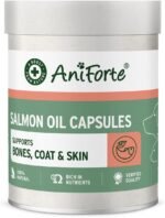 AniForte Premium Salmon Oil for Dogs & Cats, 200 Tablets - 100% Natural Norwegian Fish Oil Supplement With Omega 3, 6 & EPA, DHA & ALA Fatty Acids, For Coat & Skin, Joints & Brain Health - Image 2