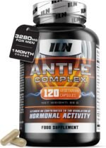 Anti-E Complex for Men – Hormonal & Estrogen Regulation Complex – 1 Month Course – Natural Blocker with D Aspartic Acid, Nettle Leaf, Resveratrol (120 Capsules) - Image 2