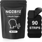 Anti Snoring Mouth Tape - 90 Pack Mouth Tape for Sleeping - Support Nasal Breathing Sleep Tape (Black) - Image 2