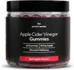 Apple Cider Vinegar Gummies, 1000mg with The Mother, Enhanced with Vitamins B6, B9, B12 & C Plus Chromium, Natural Ingredients, Red Apple Flavour, 60 Gummies - Protein Works - Image 2