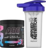 Applied Nutrition Bundle ABE Pre Workout 375g + 700ml Protein Shaker | All Black Everything Pre Workout Powder, Energy & Physical Performance with Creatine, Beta Alanine (Bubblegum Crush) - Image 2
