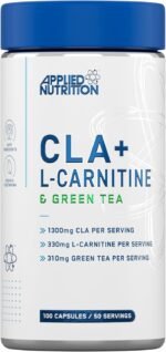Applied Nutrition CLA + L-Carnitine & Green Tea - Fat Burner for Weight Loss, Energy & Metabolism Support (100 Capsules / 50 Servings) - Image 2