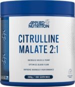 Applied Nutrition Citrulline Malate 2:1 | 3000mg per Serving Nitric Oxide Booster Amino Acid Powder Supports Muscle Recovery Improves Performance Vegan Gluten Free (300g - 100 Servings) (Unflavoured) - Image 2