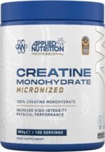 Applied Nutrition Creatine Monohydrate Powder 500g – 100% Micronized Creatine – 5g per Serving – Unflavoured – Supports High-Intensity Performance – 100 Servings - Image 2