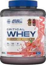 Applied Nutrition Critical Whey Protein Powder – 24g Protein per Serving, High Protein Powder, Protein Shake with BCAAs & Glutamine – Muscle Growth & Recovery (2Kg - 61 Servings)(Strawberry Milkshake) - Image 2