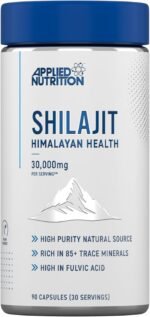 Applied Nutrition Shilajit Capsules 30,000mg – 60% Fulvic Acid (750mg 20:1 Extract) Pure Himalayan Supplement 85+ Minerals for Energy + Immunity - High Strength Antioxidant - 90 Capsules (30 Servings) - Image 2