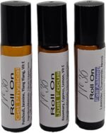 Aromatherapy Essential Oil Roll-Ons, Fall Asleep, Just Focus, Get Physical Blends, 3 Blend Variety Pack by No36, Rollers, Relaxation roll-on, Stress Relief roll-on, Sleep aid roll-on, Calming Roll-on - Image 2