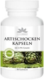 Artichoke Extract, 2.5% Cynarin, 90 Capsules - Vegan | HERBADIREKT by Warnke Vitalstoffe - German Pharmacy Quality - Image 2