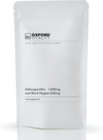 Ashwagandha 1,000mg and Black Pepper 630mg Capsules | Vegan | High Strength | Oxford Vitality - Image 2