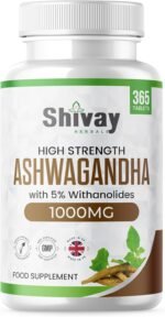 Ashwagandha 2000mg per Serving | 365 Vegan Tablets - 6 Month Supply | Pure High Strength Ashwagandha Root Extract Supplement by Shivay Herbals - Image 2