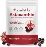 Astaxanthin 12mg Astaxanthin Supplements120 Softgels Supports Eye, Skin, Joint, Heart & Immune System Health,Triple Strength Skin Vitamins for Women - Image 2
