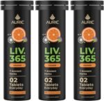 Auric Liver Detox Supplement 60 Tablets Orange Flavour - Image 2