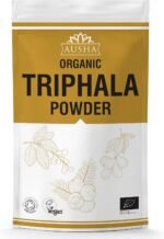 Ausha Organic TRIPHALA Powder - 100 Grams - Gut Health, Constipation Relief, Cleansing, Vitamin C, Digestion l Certified Organic by Soil Association - Image 2