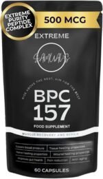 BPC 157 Capsules 500mcg Per Serving - Muscle Recovery and Tissue Repair, BPC-157 Oral Peptides Amino Acid Supplement, Supports Muscle Growth and Gut Health - Image 2