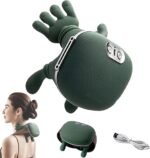 Back Massager for Shoulder and Neck, 4D Shiatsu Neck Massager with Heat, 3 Speed & 2 Heat Levels, Portable Wireless Electric Shoulder Massager for Pain Relief, Gift for Home Office Travel - Image 2