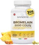 Bandini® Bromelain High Strength Draining 5000 GDU/g per Serving | 200 Gastro-Resistant Tablets | Digestive Enzyme | Pure Pineapple Extract for Inflammation, Swelling & Digestion | No Additives, Vegan - Image 2