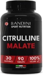 Bandini® CITRULLINE Malate 90 Tablets 3000 mg per Daily Dose - Extra-High Dosage (1 Month Coverage) - 100% Vegan L-Citrulline from Fermentation - Citrullin for Athletes and Bodybuilders - Image 2
