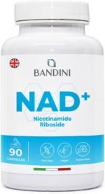Bandini® NAD+ Supplement Nicotinamide Riboside Chloride 300 mg | 3 Months Supply | NAD Booster | Energy, Healthy Aging Support & Fatigue Reduction | 90 Vegetarian Capsules | Premium & Vegan - Image 2