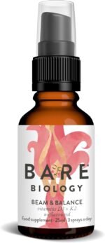 Bare Biology Beam & Balance Vitamin d3 k2 unflavoured Vegan Spray. Maximum Strength: Vitamin d3 4000 iu, with k2 Vitamin Supplements MK-7. Daily Support for Immunity, Bones, Teeth and Muscles - Image 2