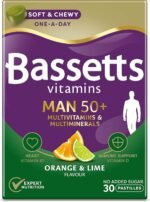 Bassetts Vitamins Man 50+ Multivitamins & Multiminerals Orange & Lime Flavour 30 Gummy Pastilles - Image 2