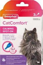 Beaphar - CatComfort® Calming Spot-On - Reduces Anxiety & Stress - Fast-Acting - Starts to Work in 15 Minutes - Ideal for Short-Term Events like Fireworks - Promotes Bonding - 3 Pipettes - Image 2